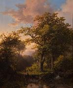 A Forest Scene Johann Bernhard Klombeck